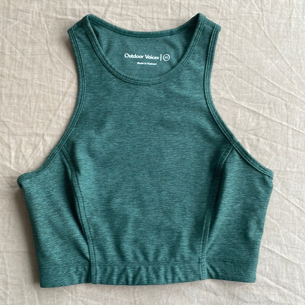 Outdoor Voices Hunter Athena Crop Top.